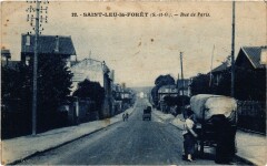 Saint-Leu la Foret Rue de Paris France
