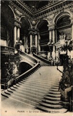 Paris 9e - Le Grand Escalier de l'Opera à Paris 9e