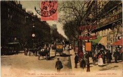 Paris 9e - Perspective du Boulevard des Italiens à Paris 9e