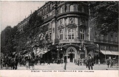 Carte postale ancienne Paris 9e - Theatre du Vaudeville
                                                                     à Paris 9e
                                