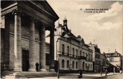 Bourg la Reine L'Eglise et la Mairie France à Bourg-la-Reine