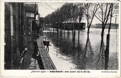 Asnieres Les quais de la Seine France