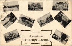 Souvenir de Boulogne sur Seine France -
													92 Hauts de Seine
												