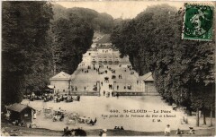 Saint-Cloud Le Parc, vue prise de la l'elouse du Fer France à Saint-Cloud