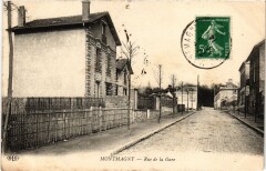 Montmagny Rue de la Gare France à Montmagny