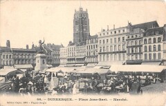 Dunkerque Place Jean Bart Marche à Dunkerque