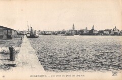 Dunkerque Vue Prise Du Quai Des Anglais à Dunkerque
