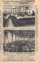 Hautbourdin Tissages Mecaniques F.leborgne 46 Rue De La Gare