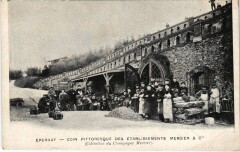 Champagne Epernay Coin pittoresque des Etabl. Mercier