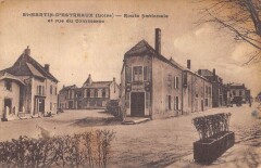 Saint Martin D'Estreaux Route Nationale Et Rue Du Commerce