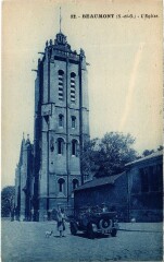 Beaumont s Oise L'Eglise France -
													95 Val d'Oise
												