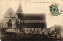 Frouville Eglise et Mairie France à Frouville