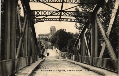 Auvers s Oise L'Eglise, vue du Pont France -
													95 Val d'Oise
												