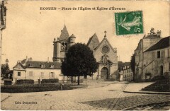 Ecouen Place de l'Eglise France