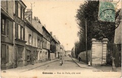 Gonesse Rue de Paris, cote nord France à Gonesse