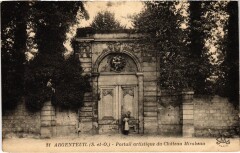 Argenteuil Portail artistique du Chateau Mirabeau France à Argenteuil