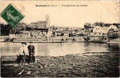 Beaumont s Oise Vue Generale en amont France