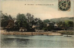 L'Isle Adam Le Chateau et la pointe de l'Ile France à L'Isle-Adam