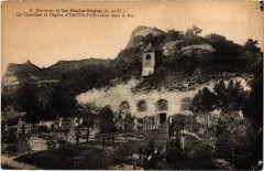 Haute-Isle Le Cimetiere et l'Eglise France à Haute-Isle