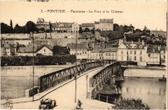 Pontoise Panorama, Le Pont et le Chateau France -
																					95000 Pontoise
																			