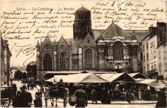 Laval La Cathédrale le marché à Laval