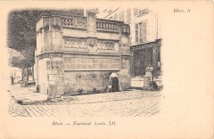 Blois Fontaine Louis Xii à Blois