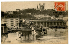 Rhône Lyon Pont du Palais de Justice