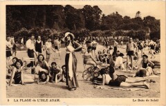 Isle-Adam La Plage, Le Bain de Soleil France