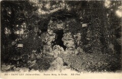 Saint-Leu Source Mery, la Grotte France