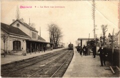 Sannois La Gare vue interieure France à Sannois