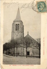 Vemars Place publique et Eglise France
