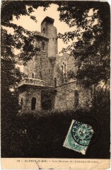 Saint-Prix Les Ruines du Chateau Double France à Saint-Prix