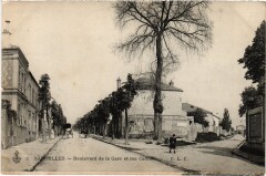 Sarcelles Boulevard de la Gare et rue Carnot France à Sarcelles