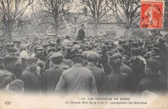 Les Troubles De Meru / Le Citoyen Niel De La C.G.T. Haranguant Les Grevis