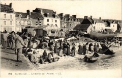 Cancale Marché aux Poissons à Cancale