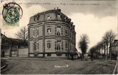 Circuit de la Sarthe virage et Avenue qui conduit a la Passerelle