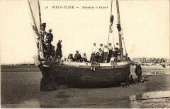 Berck-Plage Attendant le depart à Berck