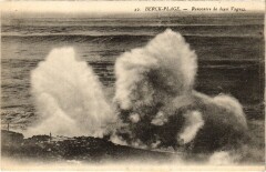 Berck-Plage Rencontre de deux vagues à Berck