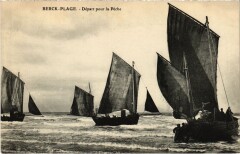 Berck-Plage depart pour la peche à Berck