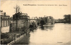 Lagny inondations Quai Bizeau