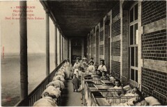 Berck-Plage Hopital Bouville Une des Terrrasses à Berck
