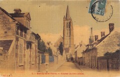 Bethisy Saint Pierre / Clocher / cpa émail