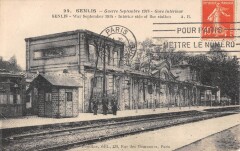 Senlis - Gare Septembre 1914 à Senlis