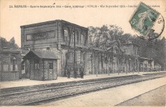Senlis . Gare - Interieur 1914 à Senlis