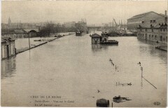 Inondations 1910 Saint-Denis à Saint-Denis