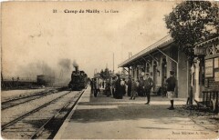 Camp de Mailly La Gare railway station -
													10 Aube
												