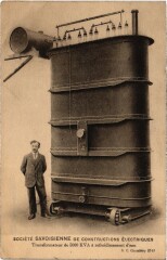 Soc. Savoisienne de constructions électriques Transformateur -
													73 Savoie
												