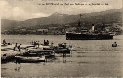 Propriano Quai des Pecheurs et le Courrier