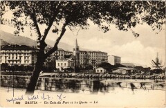 Bastia Un Coin du Port et les Quais à Bastia
