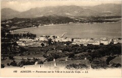 Ajaccio Panorama sur la Ville et le Fond du Golfe à Ajaccio
